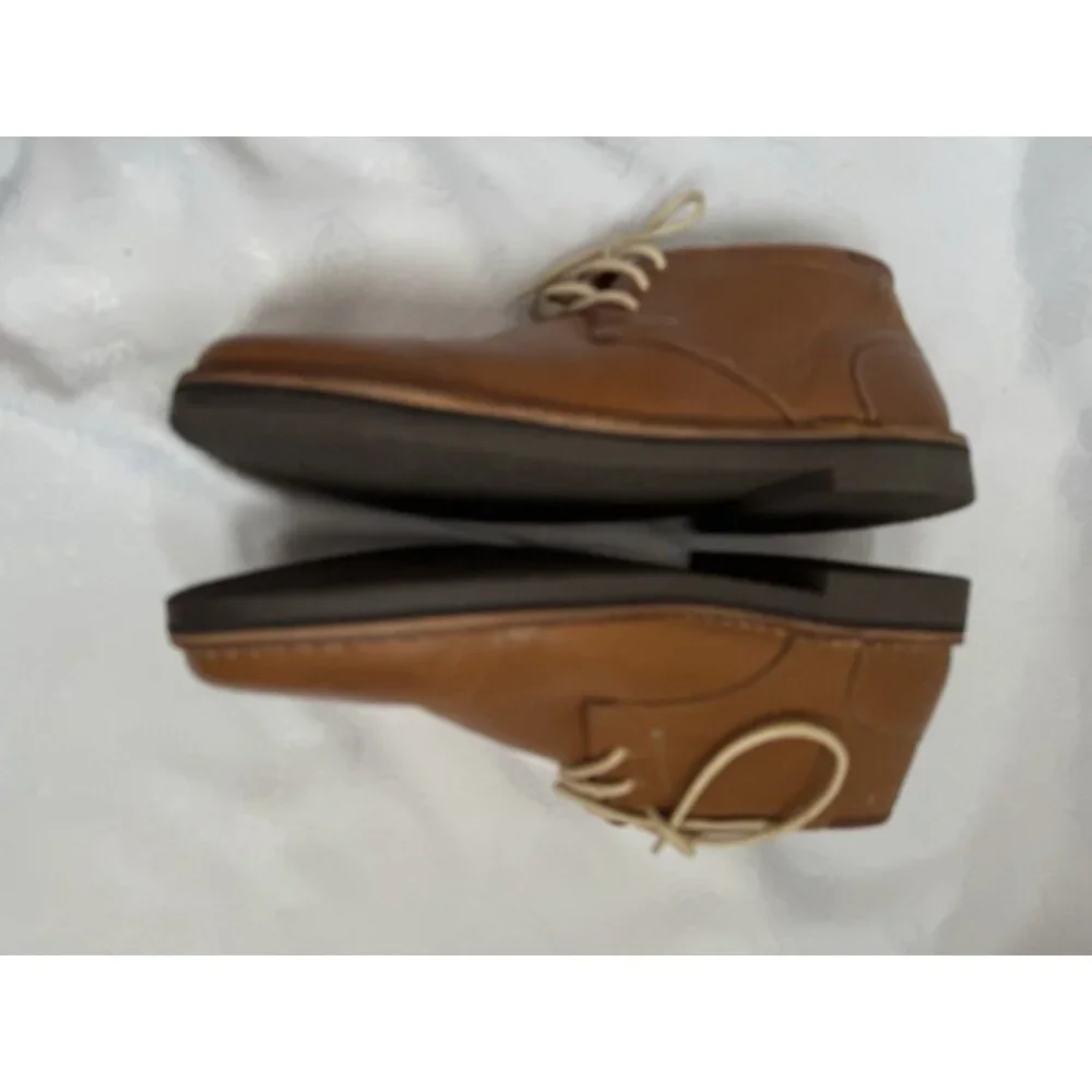 Kenneth Cole Reaction Desert Sun Men’s Leather Chukka Boots Sz 10 M Brown NEW